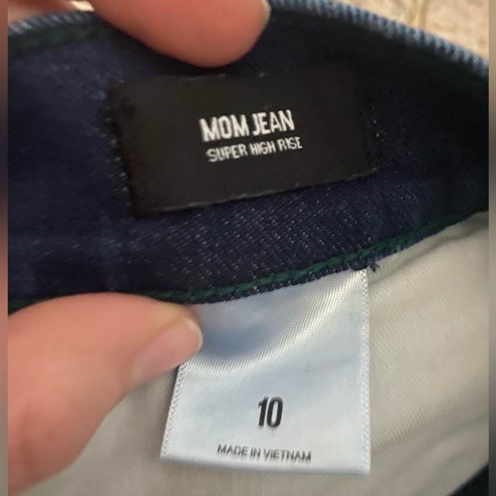 Express High Rise Ripped Jeans - Picture 6 of 6